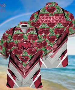 Arkansas Razorbacks Sports Fans Beach Hawaiian Shirt and Shorts