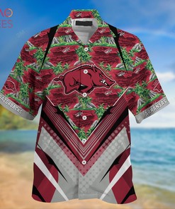 Arkansas Razorbacks Sports Fans Beach Hawaiian Shirt and Shorts