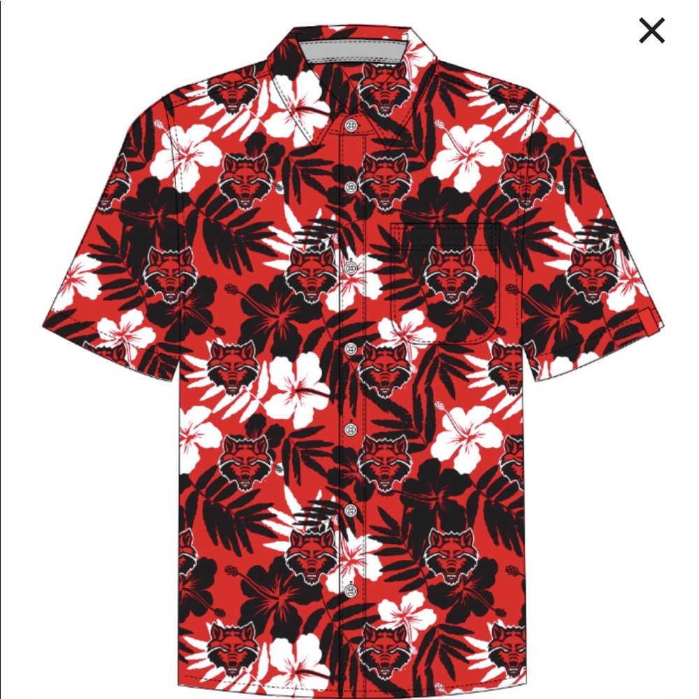 Arkansas State Red Wolves Hawaiian Shirt perfect for Summer