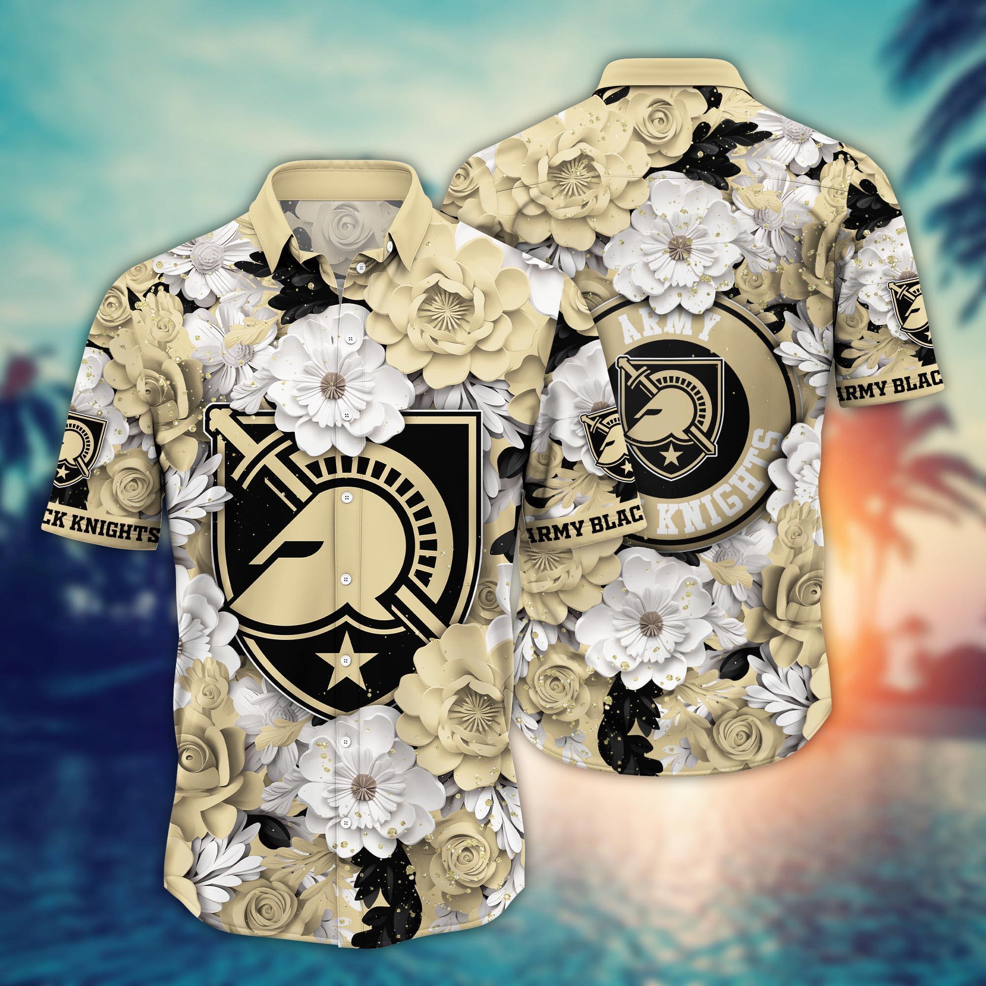 Army Black Knights NCAA Flower Hawaii Shirt For Fans Ver 12