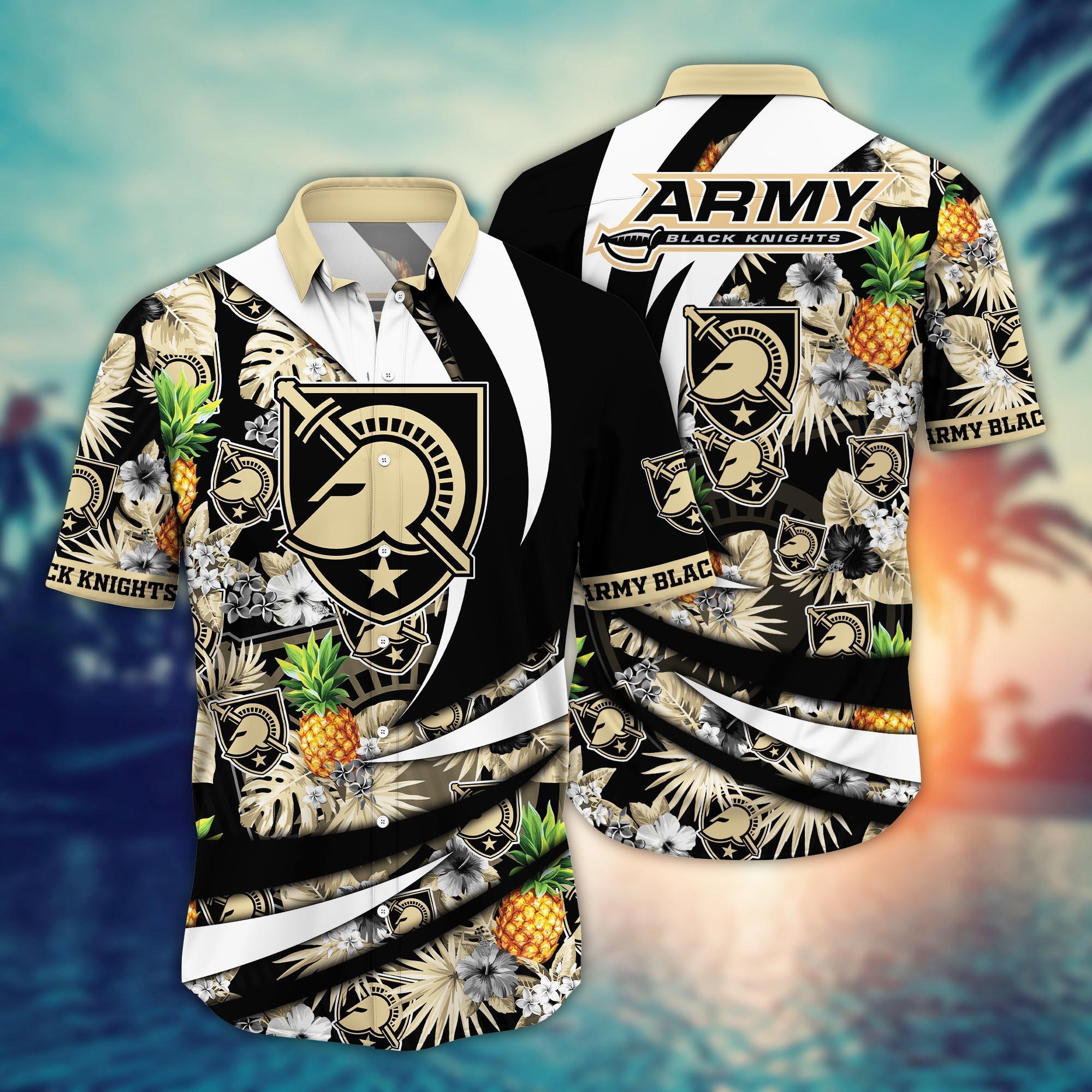 Army Black Knights NCAA Flower Hawaii Shirt For Fans Ver 17