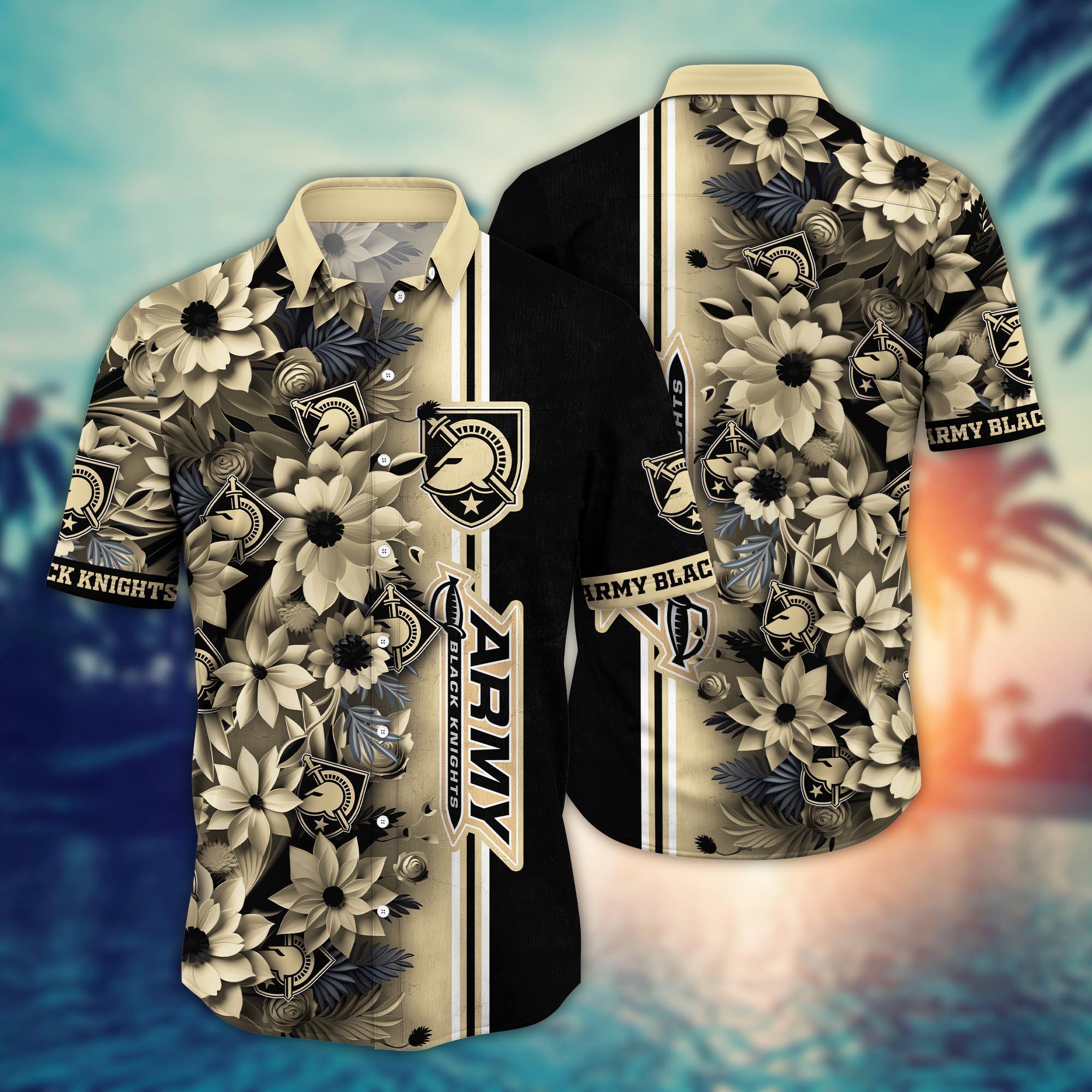 Army Black Knights NCAA Flower Hawaii Shirt For Fans Ver 4
