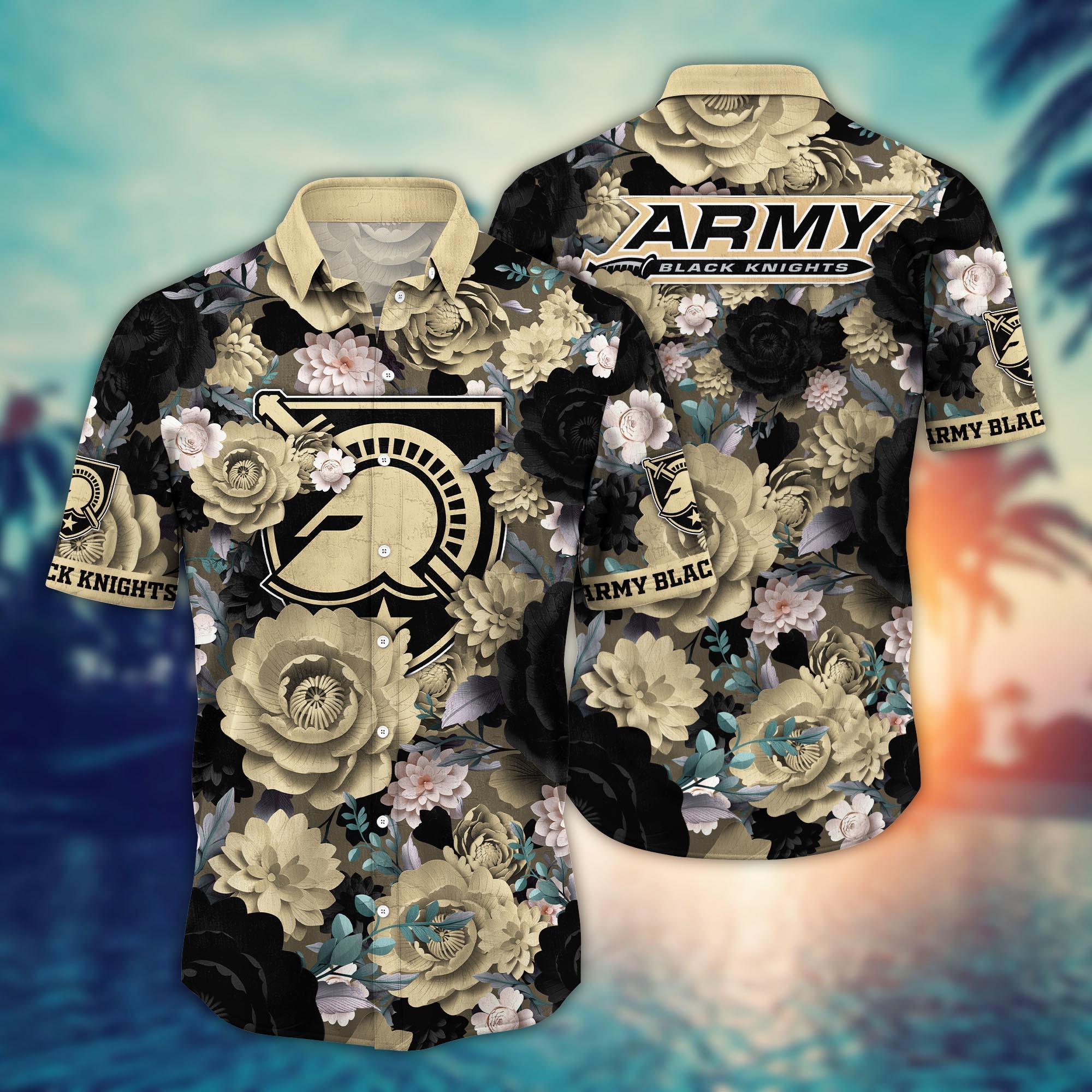 Army Black Knights NCAA Flower Hawaii Shirt For Fans Ver 7