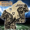 Army Black Knights NCAA US Flag Flower Hawaii Shirt For Fans