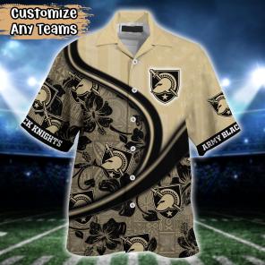 Army Black Knights NCAA US Flag Flower Hawaii Shirt For Fans