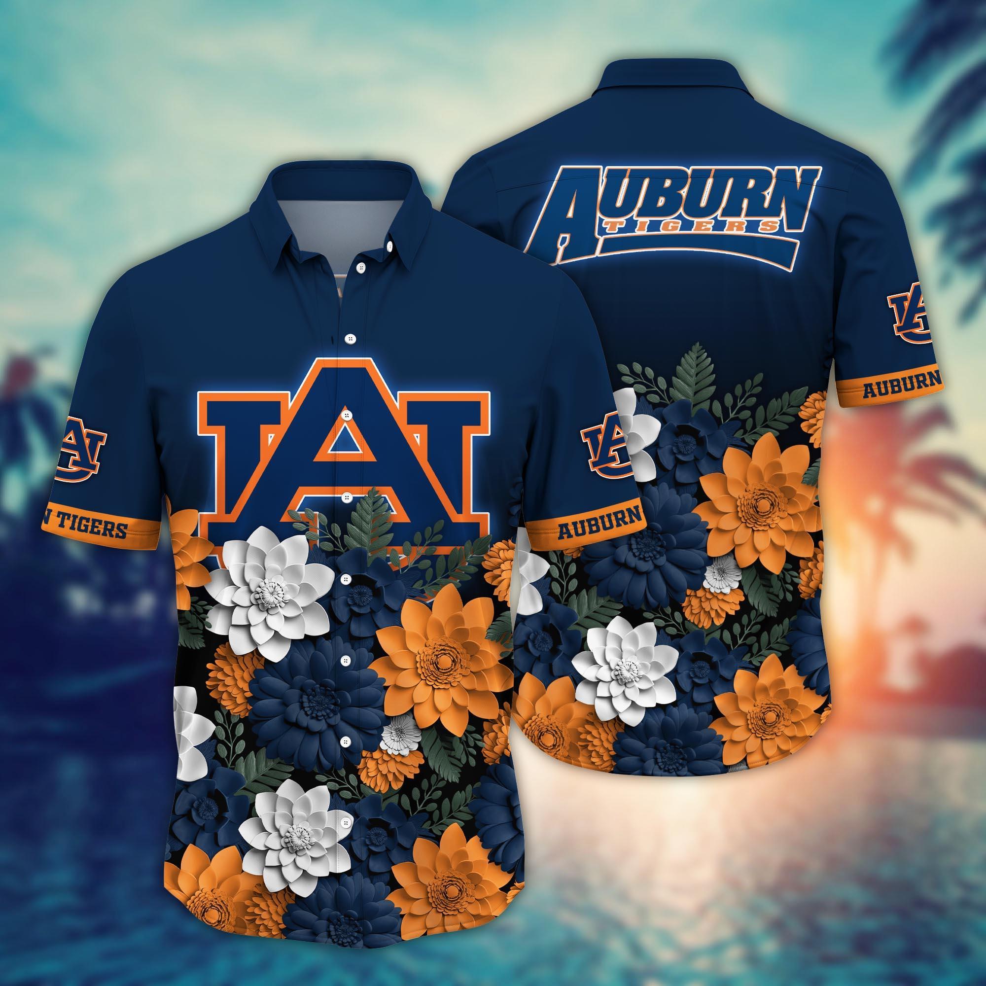 Auburn Tigers NCAA Flower Hawaii Shirt For Fans Ver 14