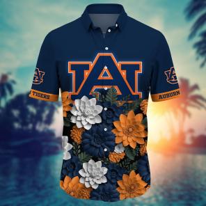 Auburn Tigers NCAA Flower Hawaii Shirt For Fans Ver 14