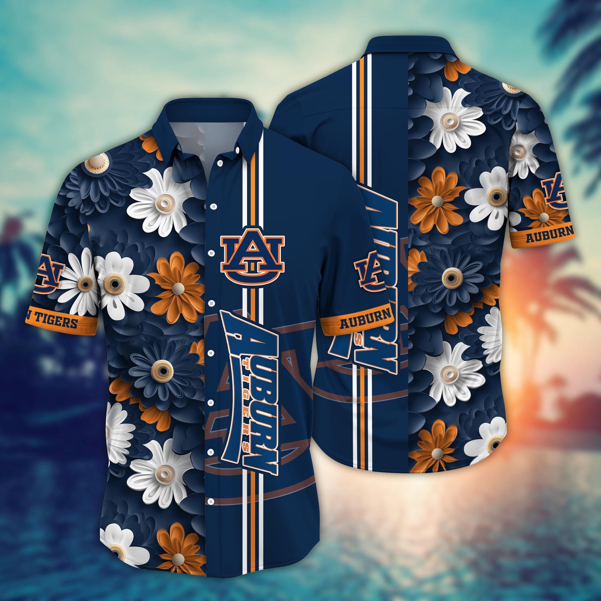 Auburn Tigers NCAA Flower Hawaii Shirt For Fans Ver 26