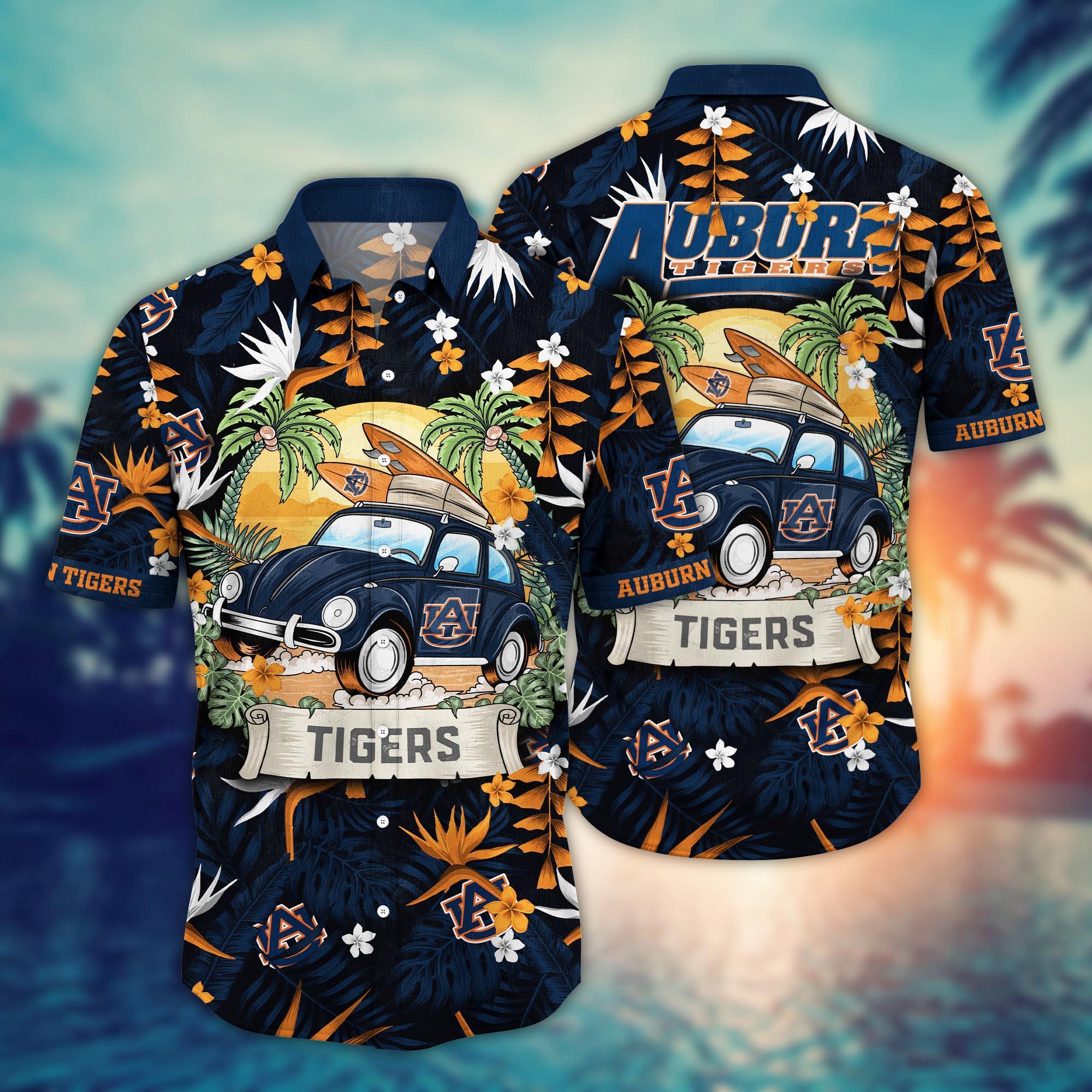 Auburn Tigers NCAA Flower Hawaii Shirt For Fans Ver 35