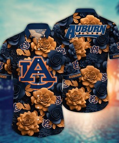 Auburn Tigers NCAA Flower Hawaii Shirt For Fans Ver 37