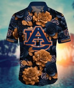 Auburn Tigers NCAA Flower Hawaii Shirt For Fans Ver 37