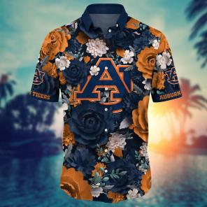 Auburn Tigers NCAA Flower Hawaii Shirt For Fans Ver 7