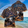 Auburn Tigers NCAA Palm Tree Pattern Hawaii Shirt For Sports Fans