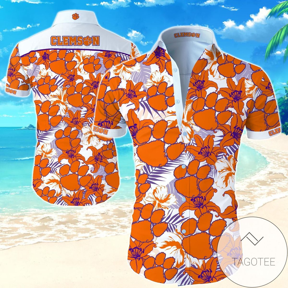 Authentic 2022 Clemson Tigers Hawaiian Shirt for Fans