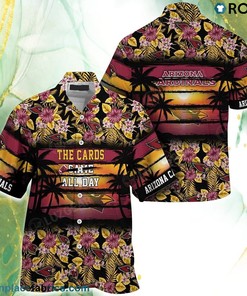 Authentic Floral Hawaiian Shirt for Arizona Cardinals NFL Fans