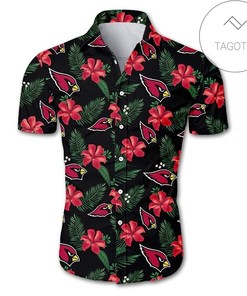Authentic Tropical Flower Arizona Cardinals Hawaiian Shirt Perfect for Game Day