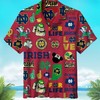 Autumn Snoopy Hawaii Shirt with Notre Dame Fighting Irish Theme