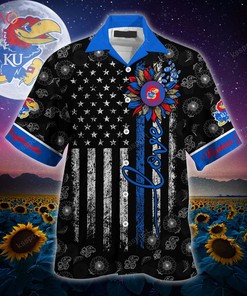 [Available] Kansas Jayhawks Hawaiian Shirt - Classic and Timeless Design for Jayhawks Fans