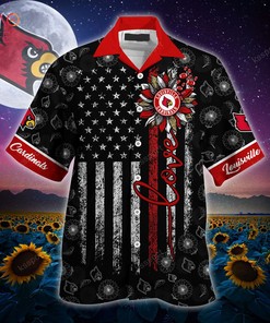 [Available] Louisville Cardinals Hawaiian Shirt - Classic and Timeless Design for Cardinals Fans