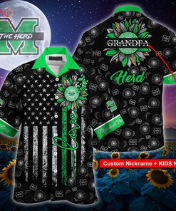 [Available] Marshall Thundering Herd Hawaiian Shirt - Classic and Timeless Design for Herd Fans