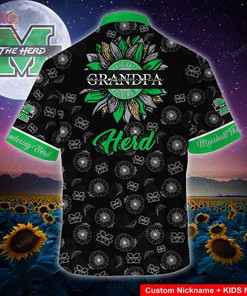 [Available] Marshall Thundering Herd Hawaiian Shirt - Classic and Timeless Design for Herd Fans