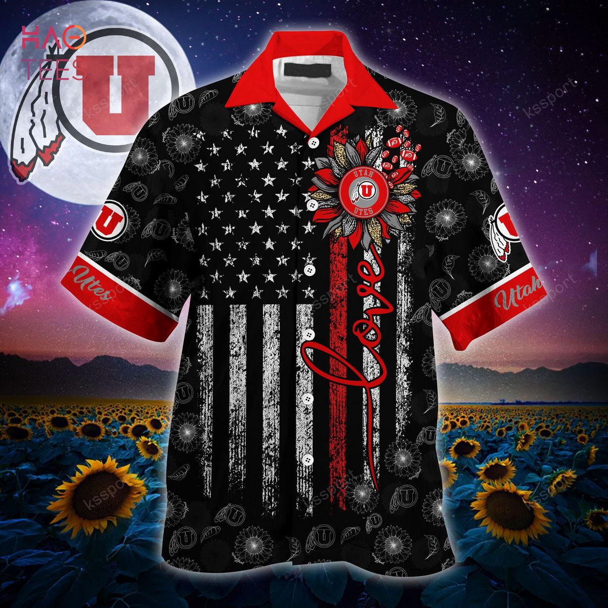 Available Now: Utah Utes Hawaiian Shirt FS21