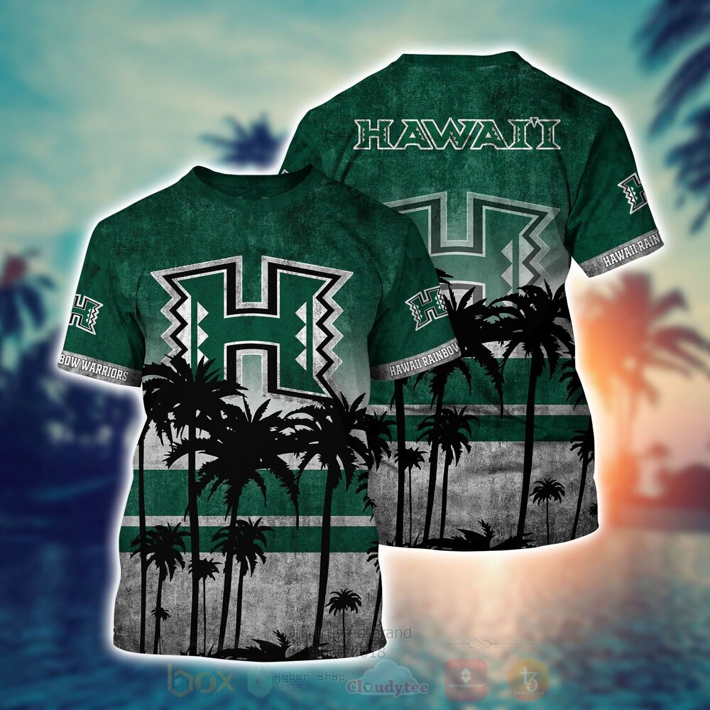 BEST NCAA Hawaii Rainbow Warriors Football 3D All Over Printed Hawaiian Shirt - Ideal For Sports Enthusiasts