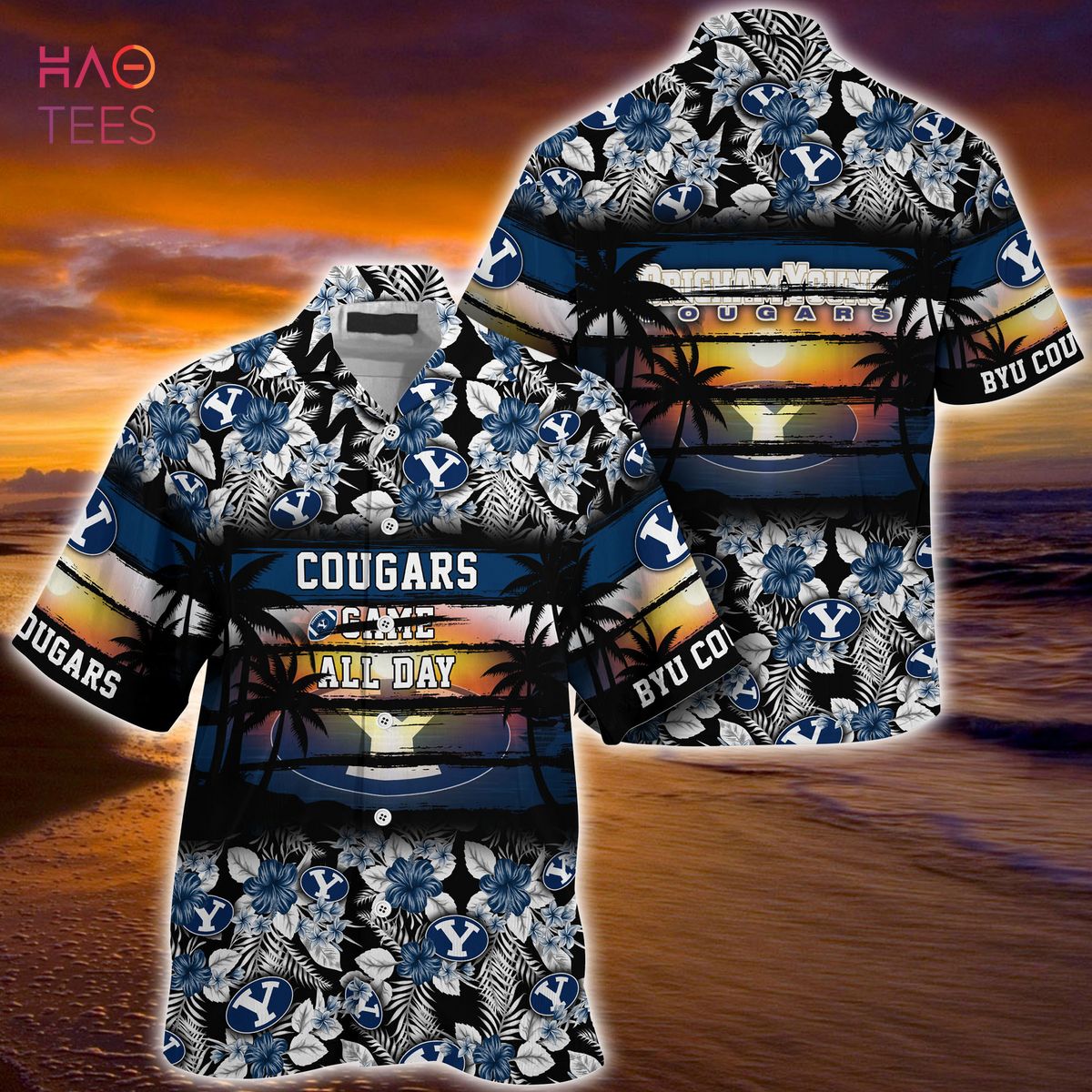 BYU Cougars Hawaiian Shirt - Ideal For Fans
