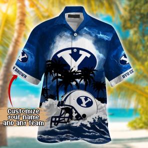 BYU Cougars NCAA Best Hawaiian Shirt Ever- Customize Any Team Any League