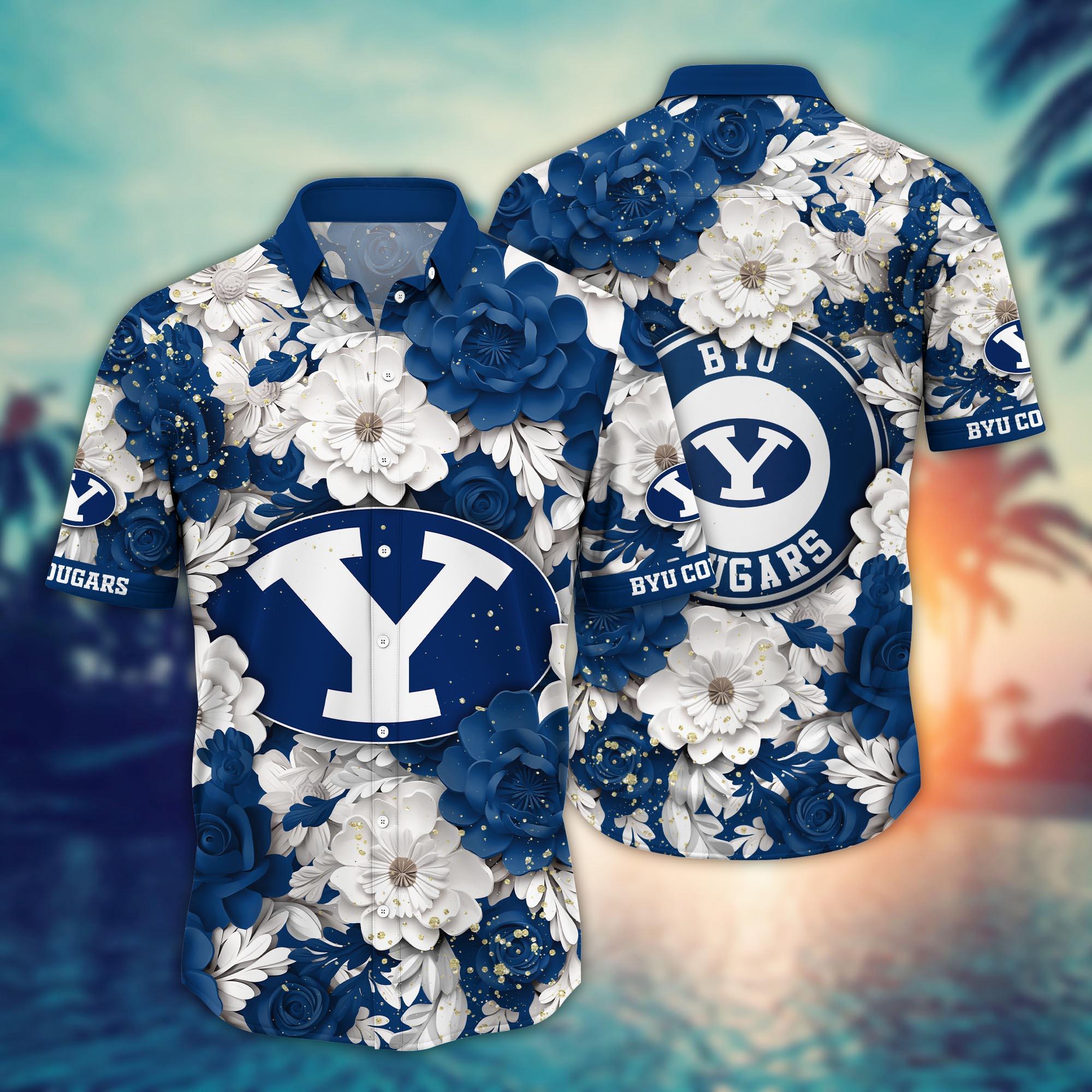 BYU Cougars NCAA Flower Hawaii Shirt For Fans Ver 11