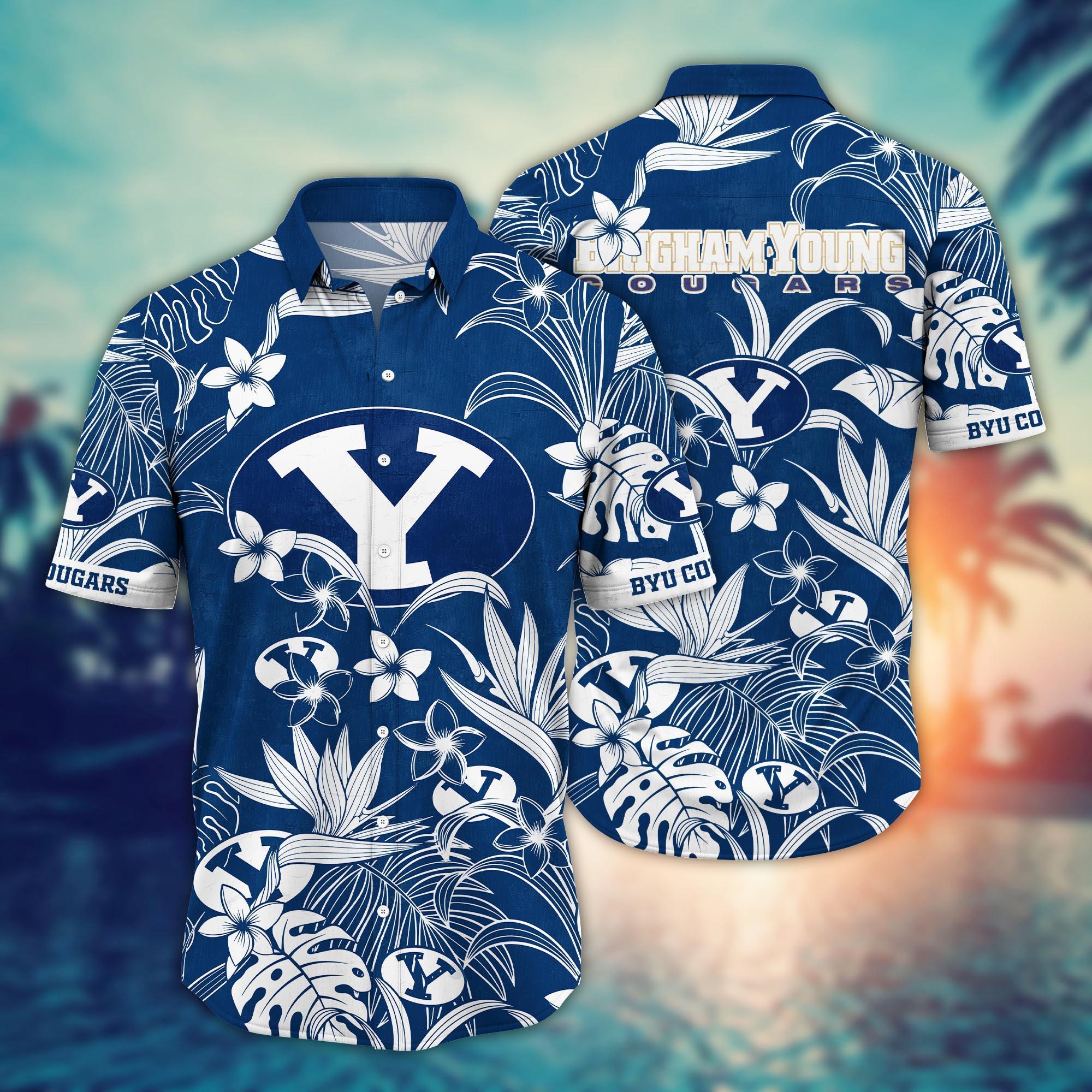 BYU Cougars NCAA Flower Hawaii Shirt For Fans Ver 12