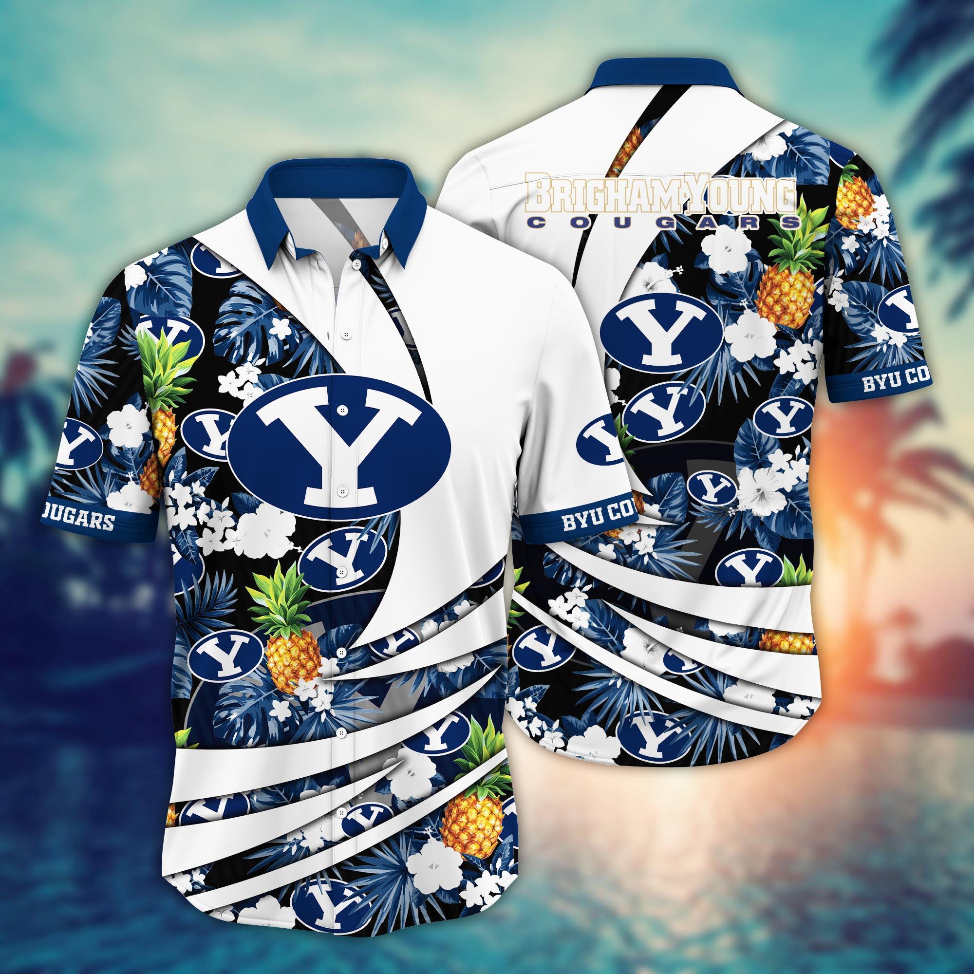 BYU Cougars NCAA Flower Hawaii Shirt For Fans Ver 14