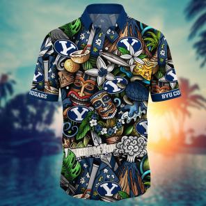 BYU Cougars NCAA Flower Hawaii Shirt For Fans Ver 16