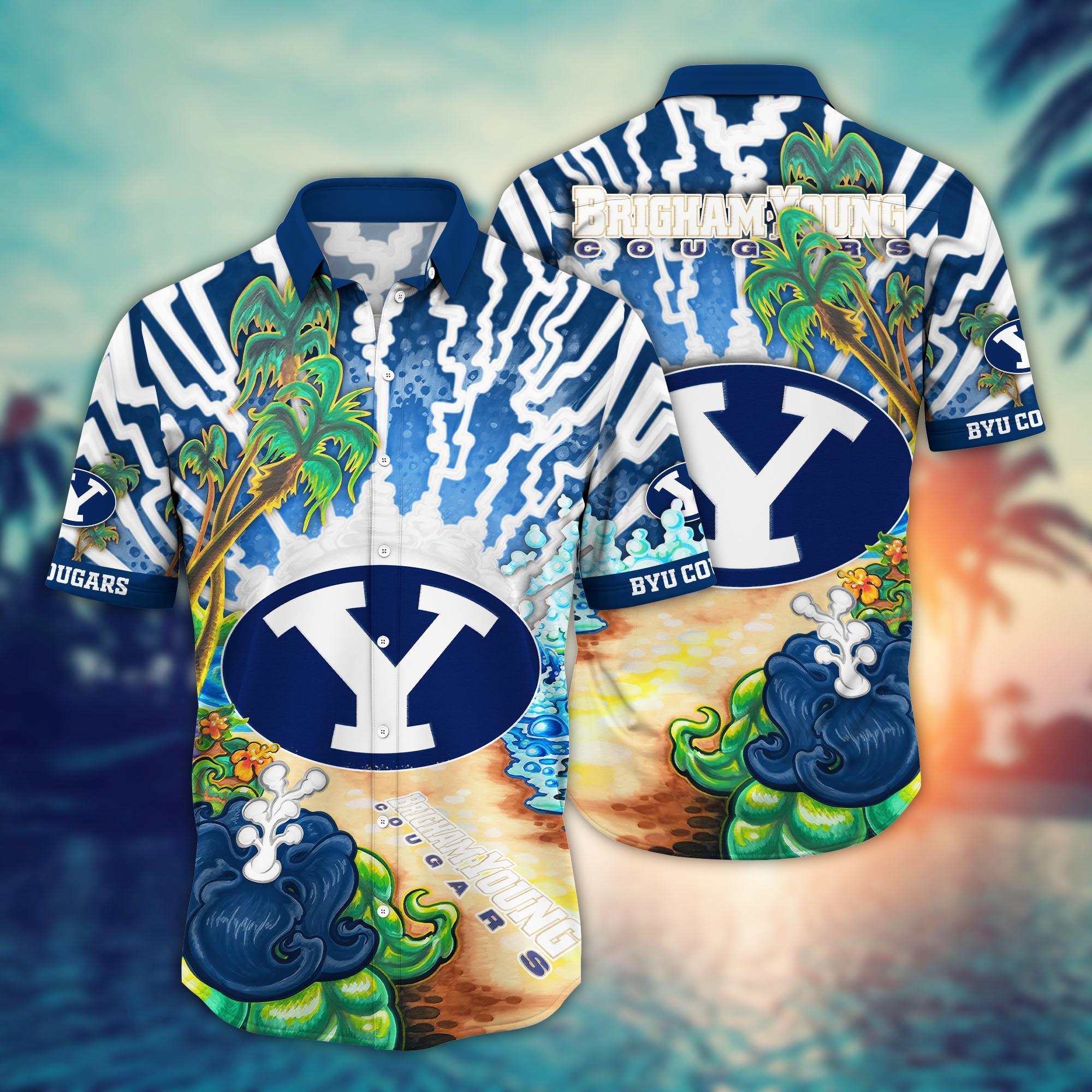 BYU Cougars NCAA Flower Hawaii Shirt For Fans Ver 17