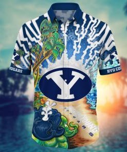 BYU Cougars NCAA Flower Hawaii Shirt For Fans Ver 17