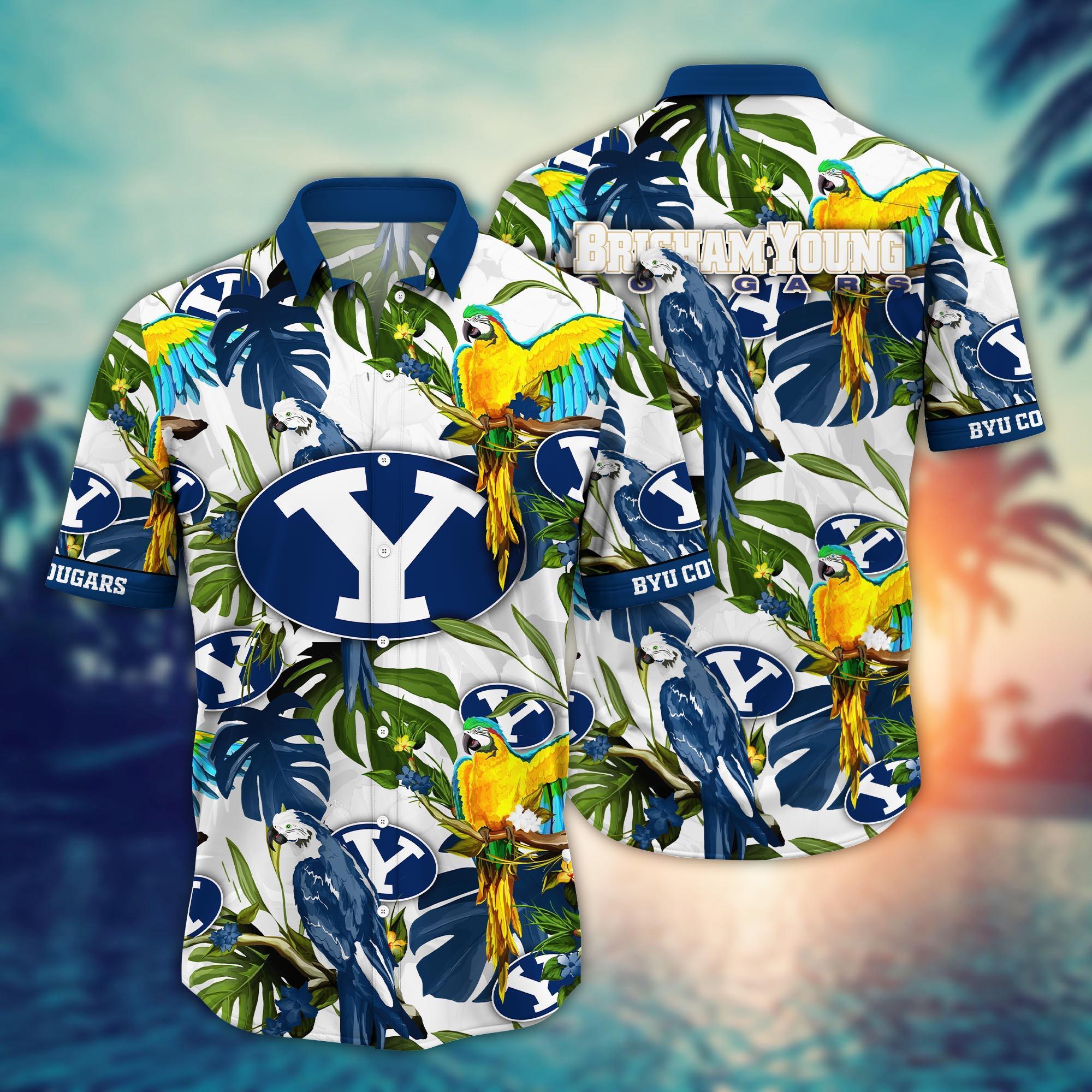 BYU Cougars NCAA Flower Hawaii Shirt For Fans Ver 2