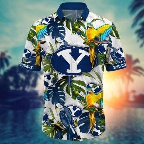 BYU Cougars NCAA Flower Hawaii Shirt For Fans Ver 2