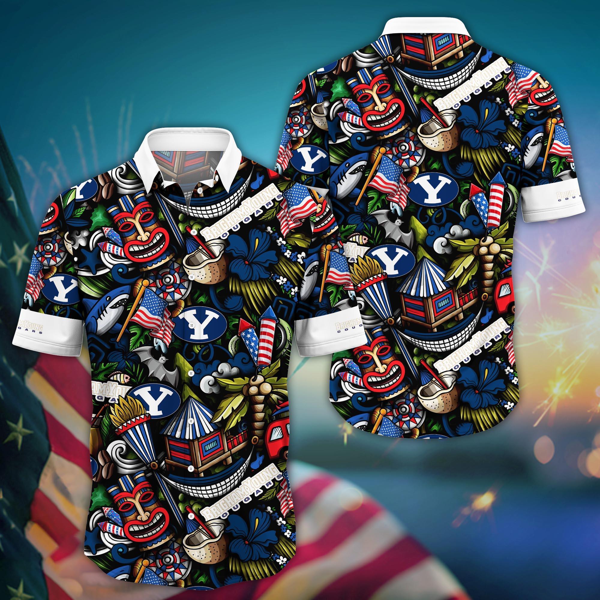 BYU Cougars NCAA Flower Hawaii Shirt For Fans Ver 23