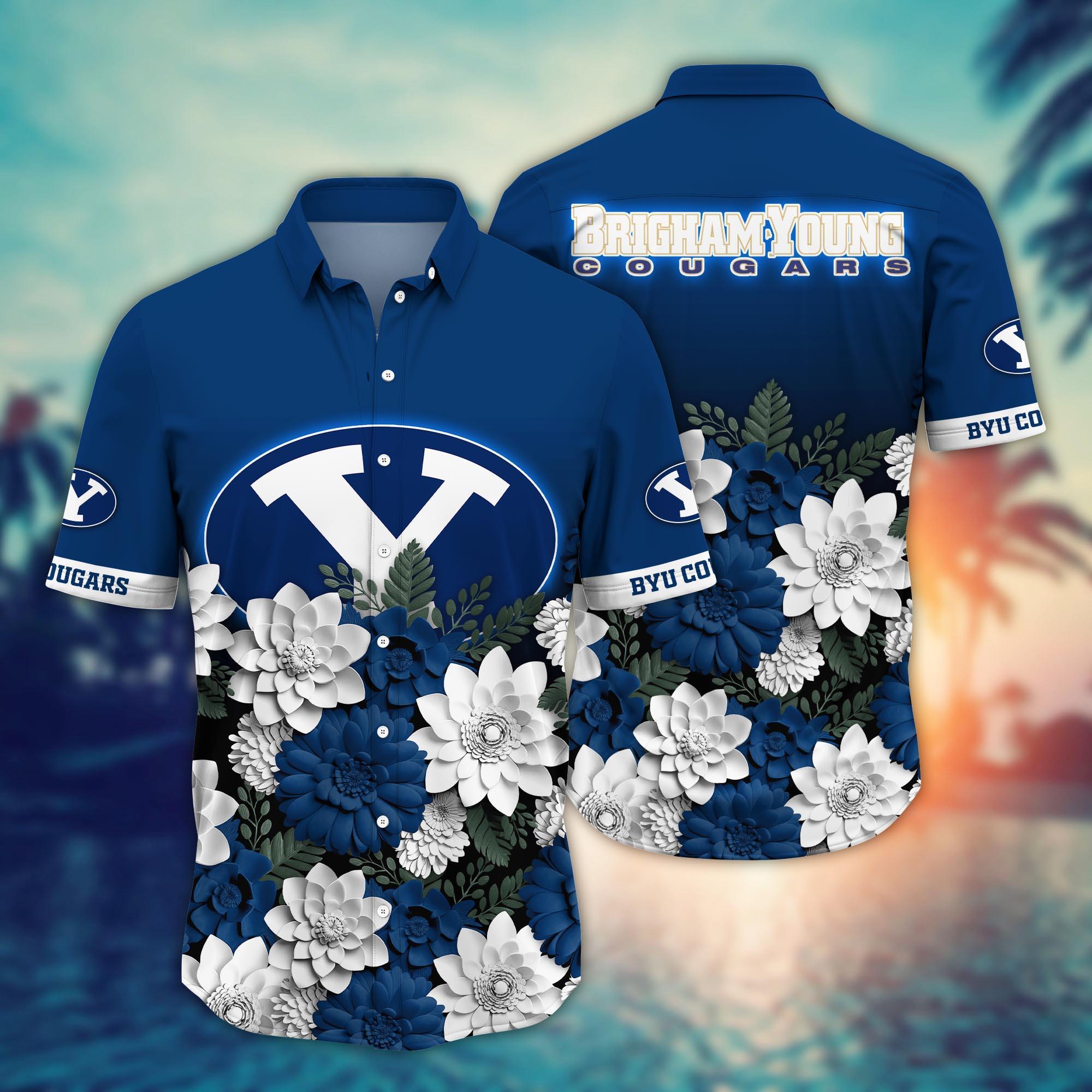 BYU Cougars NCAA Flower Hawaii Shirt For Fans Ver 26