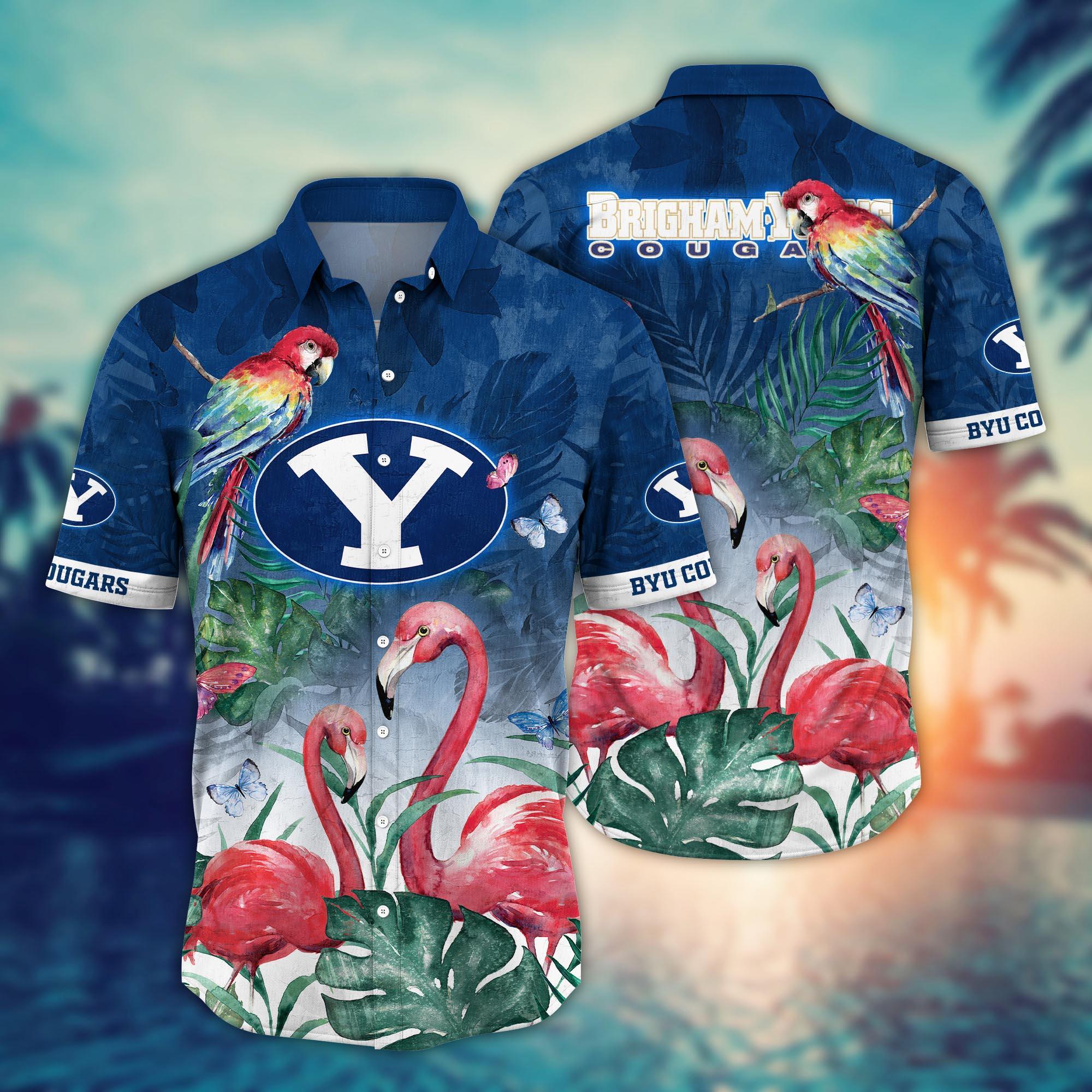 BYU Cougars NCAA Flower Hawaii Shirt For Fans Ver 28