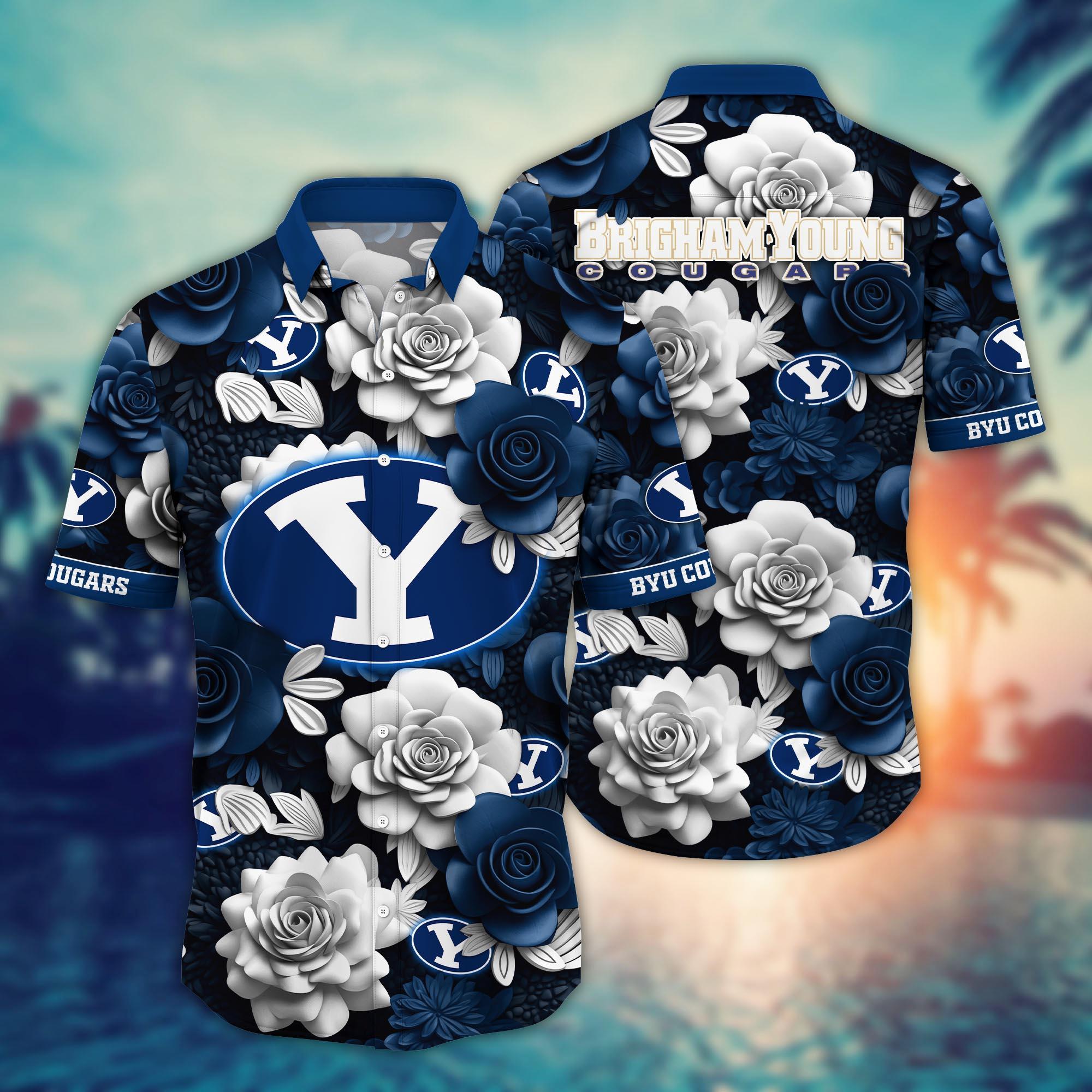 BYU Cougars NCAA Flower Hawaii Shirt For Fans Ver 3