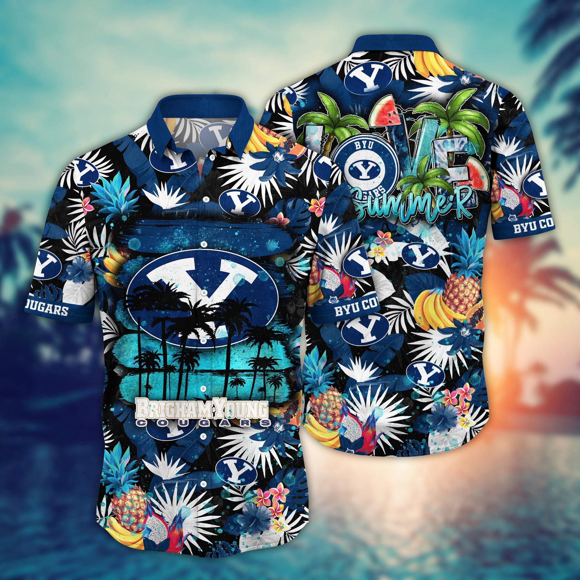 BYU Cougars NCAA Flower Hawaii Shirt For Fans Ver 34