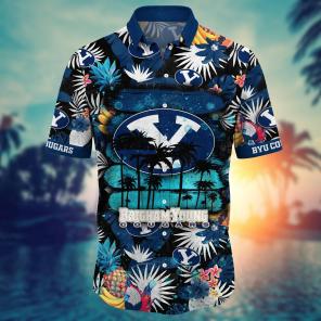 BYU Cougars NCAA Flower Hawaii Shirt For Fans Ver 34