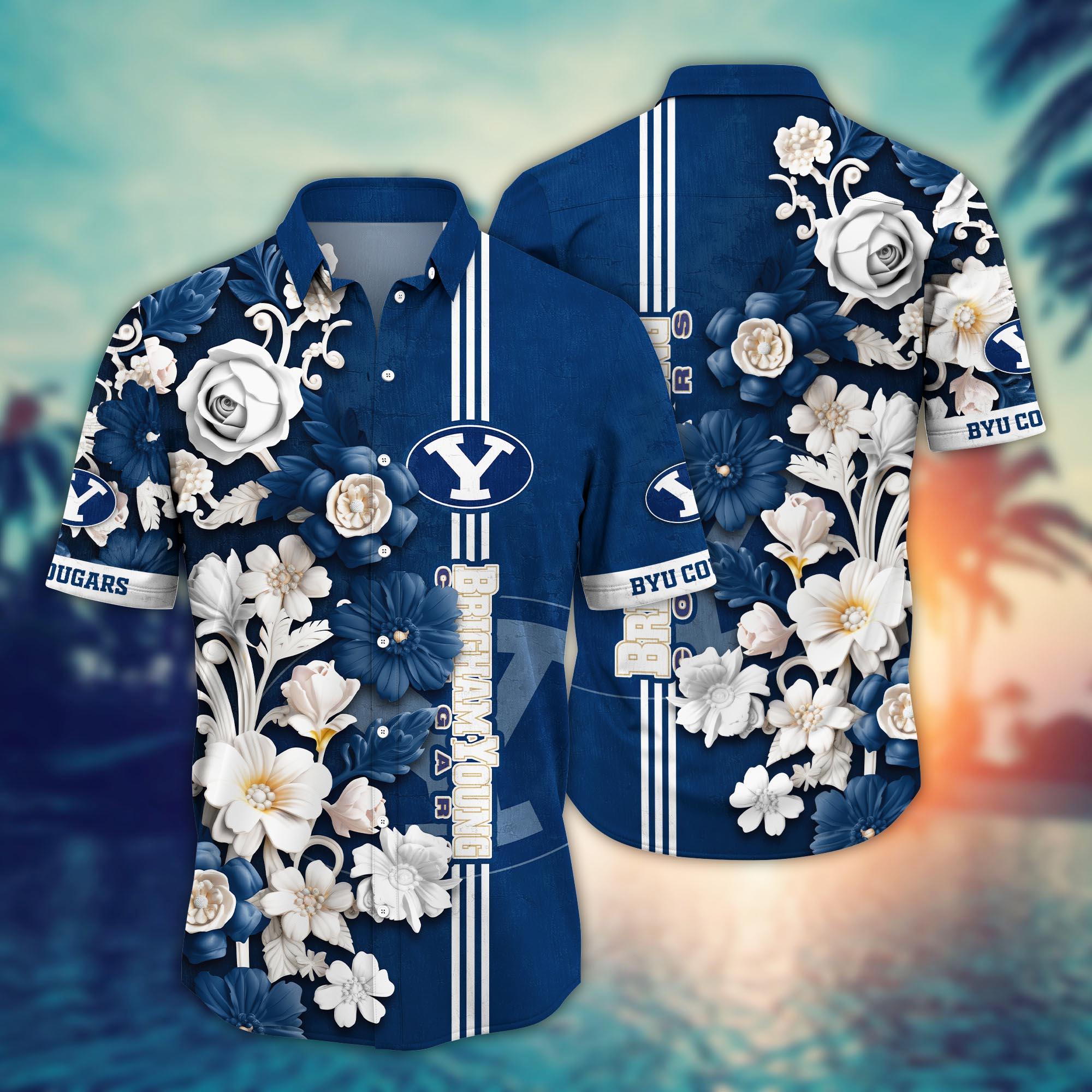BYU Cougars NCAA Flower Hawaii Shirt For Fans Ver 36