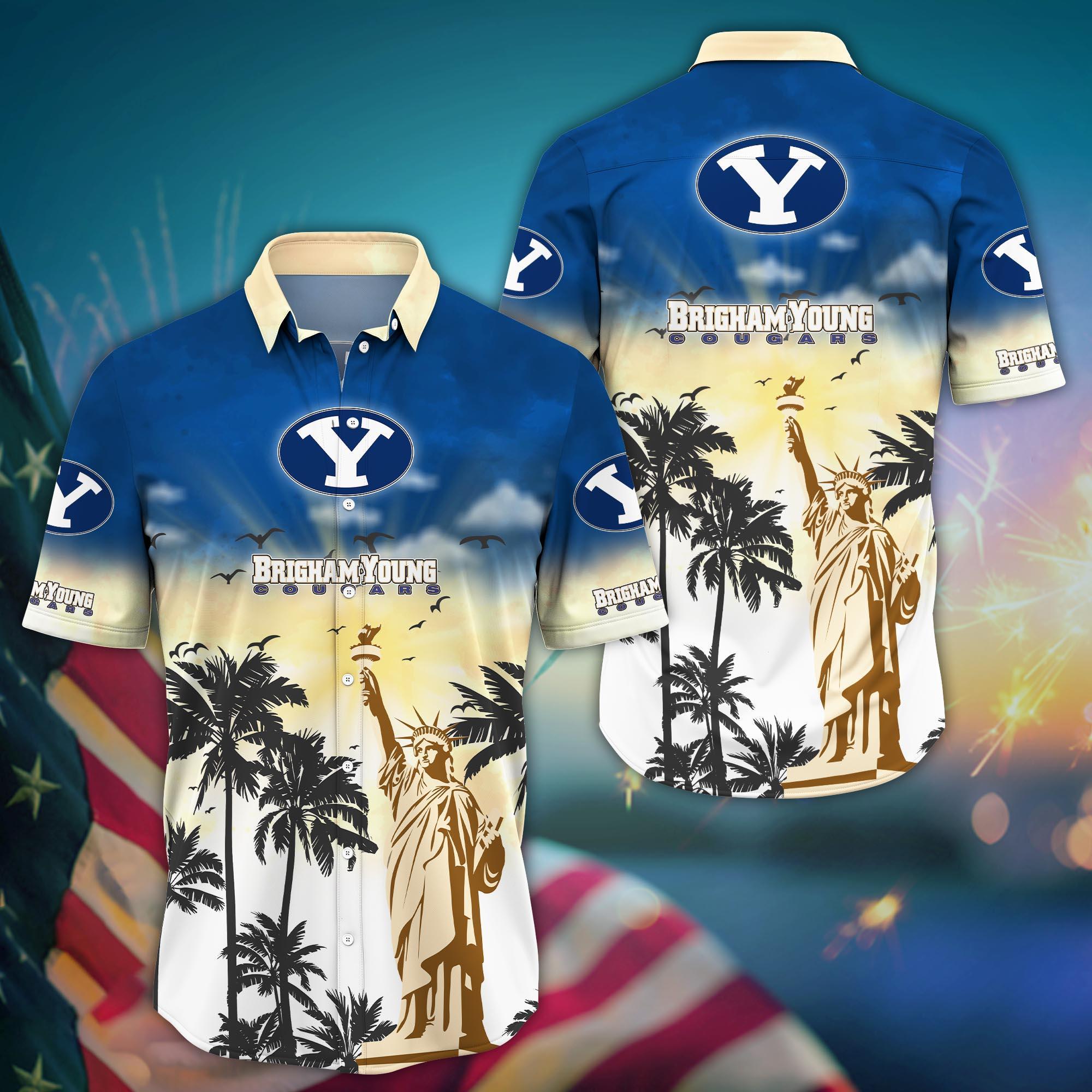 BYU Cougars NCAA Flower Hawaii Shirt For Fans Ver 37