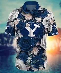 BYU Cougars NCAA Flower Hawaii Shirt For Fans Ver 7
