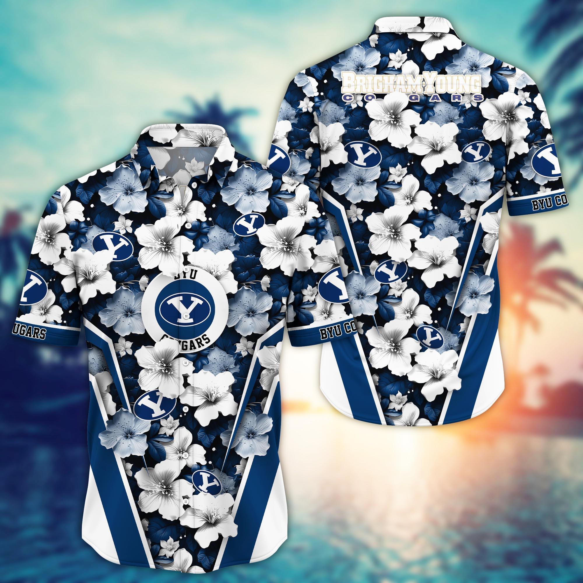 BYU Cougars NCAA Hawaiian Shirt, Aloha Shirt Ver 2