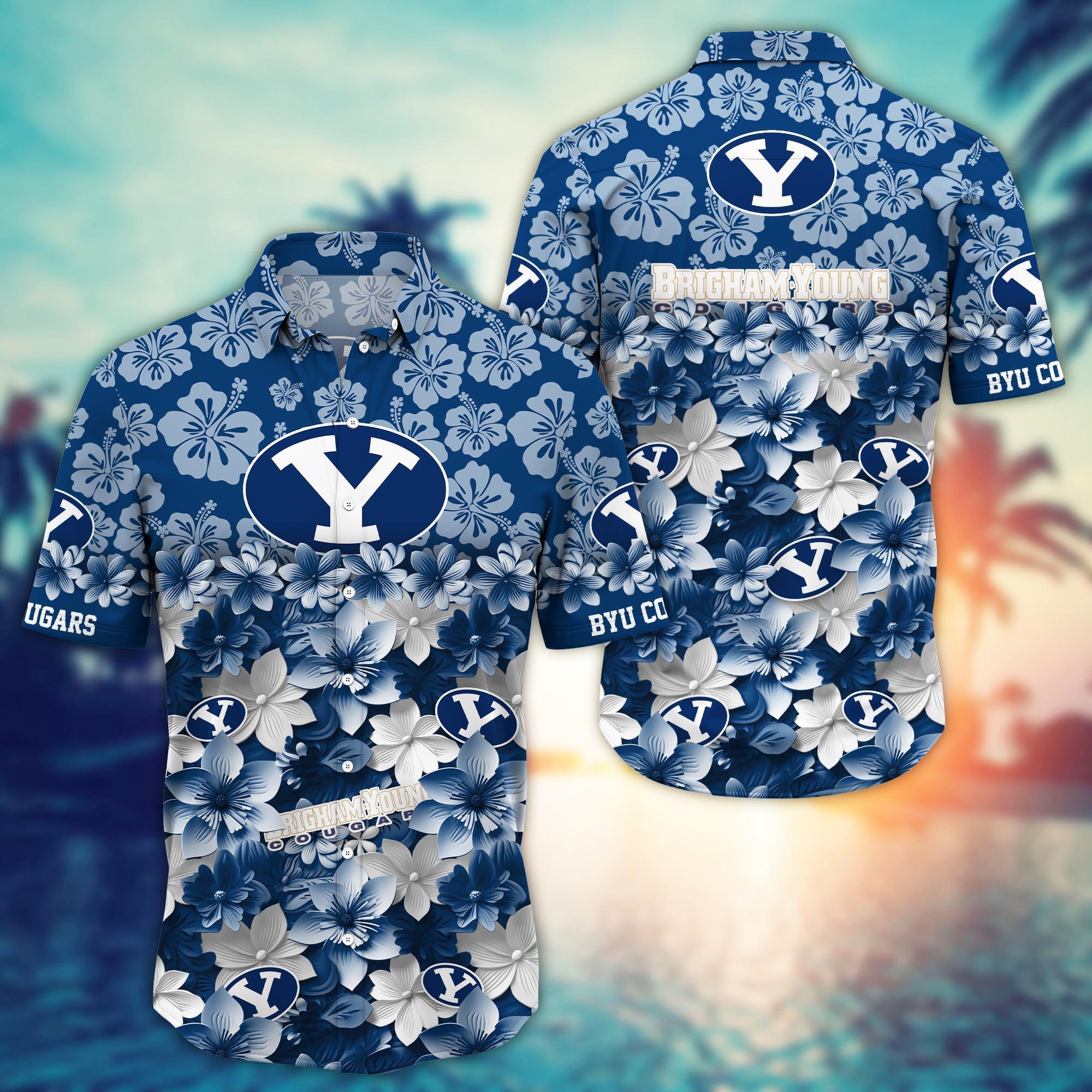 BYU Cougars NCAA Hawaiian Shirt Gift For Fan