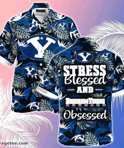 BYU Cougars Summer Beach Hawaiian Shirt - Tropical Patterns for Fans