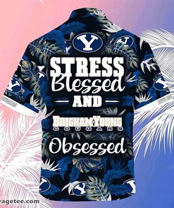 BYU Cougars Summer Beach Hawaiian Shirt - Tropical Patterns for Fans